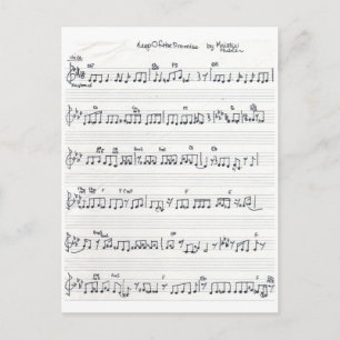 Lakan-musikens Behålla av promise-vykortet Vykort