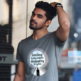 Läkande Dimmig Konst – Minimalistisk Egenvård T Shirt