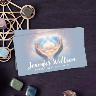 Läkande händer - energiläkning - Reiki Visitkort