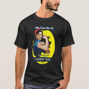 Lakandon, mexikanska indisk kvinna, underar aldrig t shirt