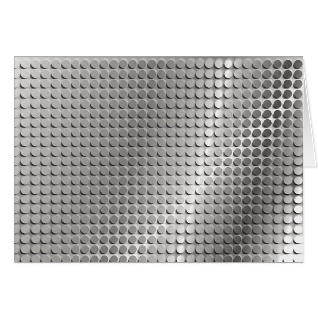 Lakanmetall Hälsningskort (Framsidan Horizontal)