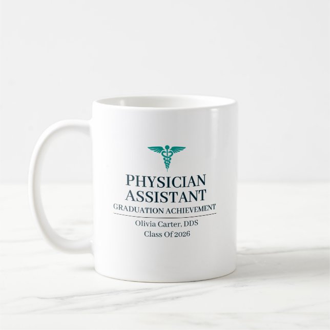 Läkarassistent Anpassat Namn Sedan År Kaffemugg (Vänster)