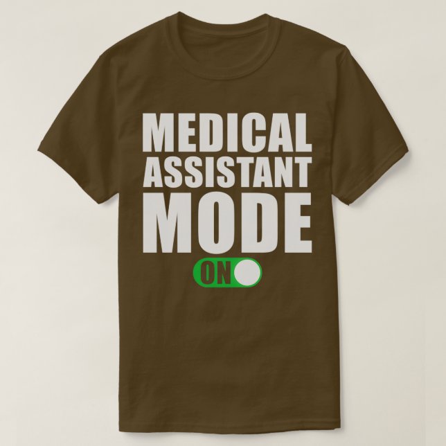 Läkarassistentläge på t shirt (Design framsida)