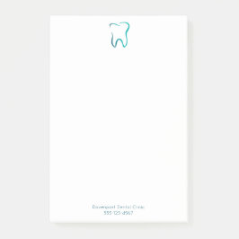 Läkarbild för tandtand Tandvård Post-it Block