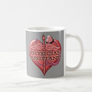 Läkare Assistant Caduceus Heart Mugg