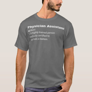 Läkare Assistant Definition PA Ljuny Say Gif T Shirt