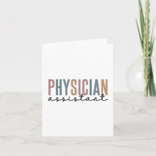 Läkare Assistant Physician Associate PA School Kort