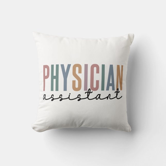 Läkare Assistant Physician Associate PA School Kudde (Framsida)