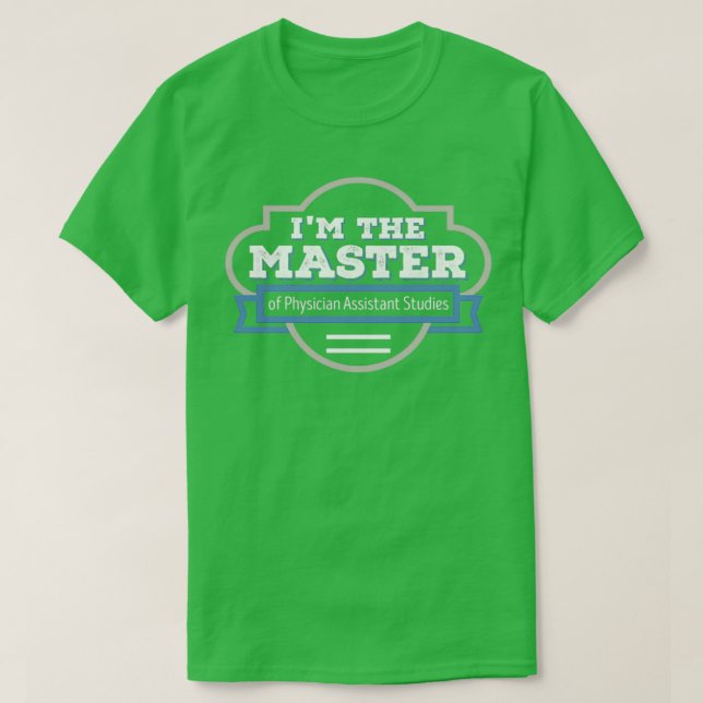 Läkare Assistant Studies masters Graduat T Shirt (Design framsida)