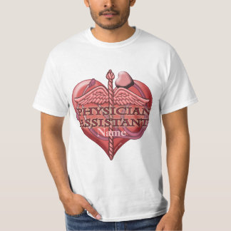 Läkare Assistent Heart Caduceus T-shirt