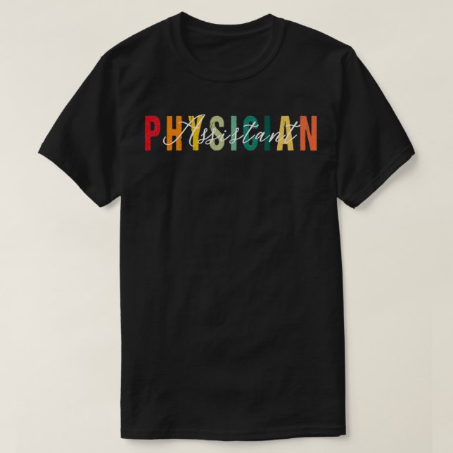 Läkare Assistent lustig PA student PA Studenten T Shirt (Design framsida)