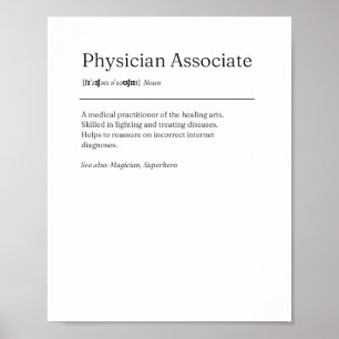 Läkare associera definition - Poster Gift