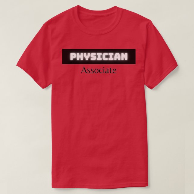Läkare associerad 3 t shirt (Design framsida)