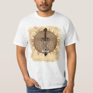Läkare för internmedicin med Caduceus-symbol T Shirt
