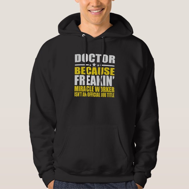 Läkare för kollega hoodie (Framsida)