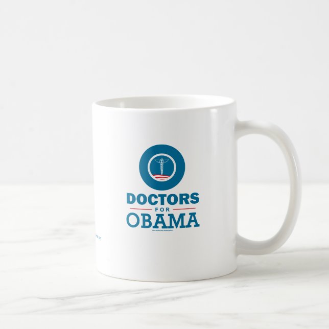 Läkare för Obama Kaffemugg (Höger)