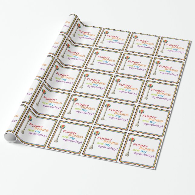 Läkare inpackningspapper presentpapper (Utrullad)