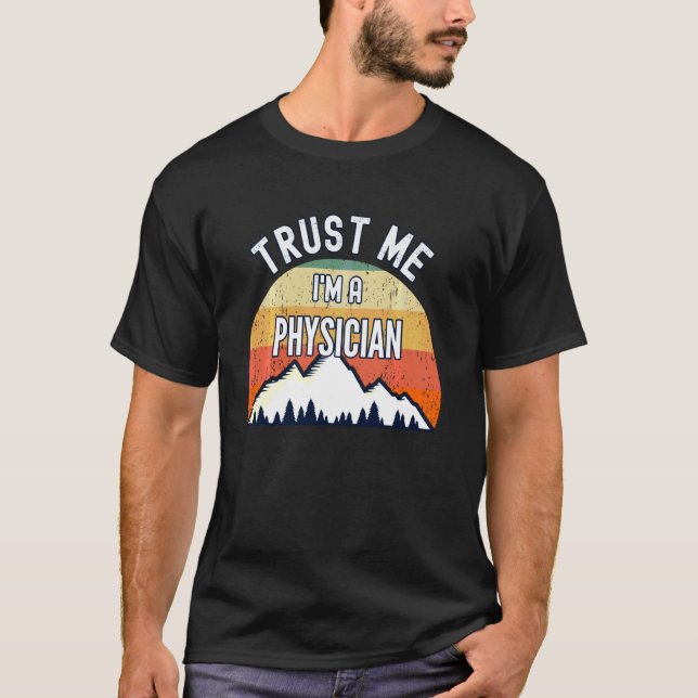Läkare litar på mig som läkare t shirt (Framsida)