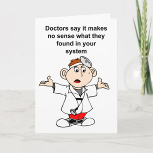 Läkare med förlust genom att hitta resultat i labb kort