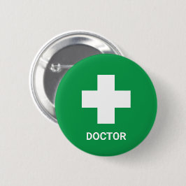 Läkare MEDICIN & Första hjälpen, Kors, Ambulans,  Knapp