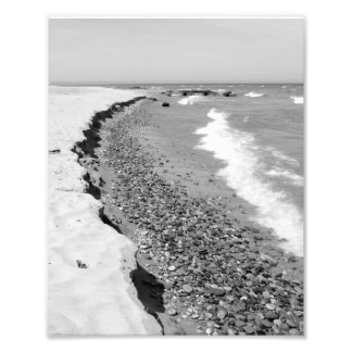 Läkare Park Beach, Sjö Michigan, Milwaukee, WI Fototryck