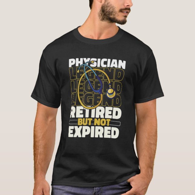 Läkare som blivit trött Doc Medical Doktor Läkare T Shirt (Framsida)