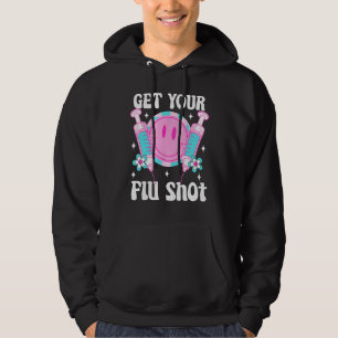 läkare ta hand om din influensalarmeringsgivare hoodie
