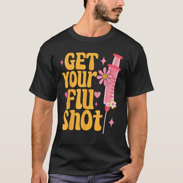 läkare ta hand om din influensalarmeringsgivare t shirt (Framsida)