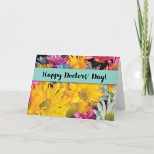 Läkare tårdag Tack Gerbera Daisy Kort