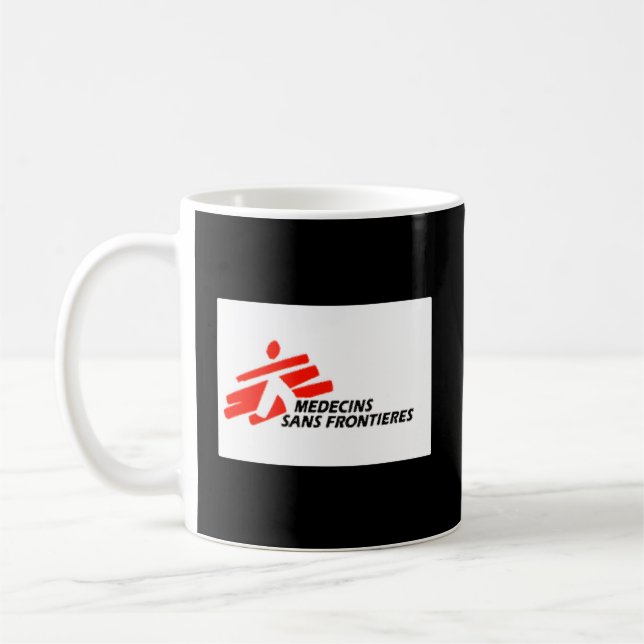 Läkare utan Gräns Flagga Kaffemugg (Vänster)