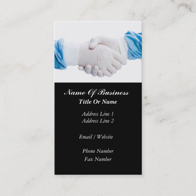 Läkarevisitkort Visitkort (Framsida)