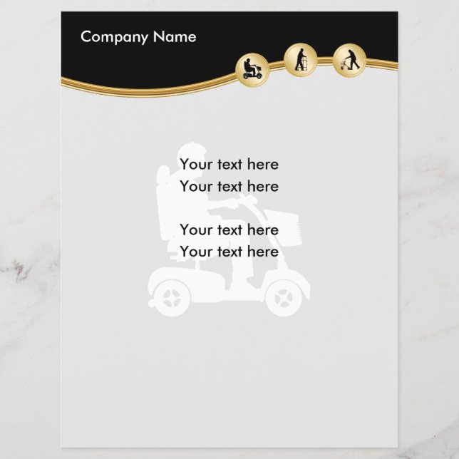 Läkarleverantörsreklamflygare Reklamblad (Framsidan)