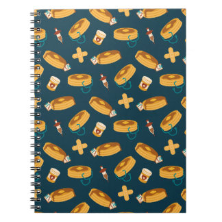 Läkarpannkakor Navy Anteckningsbok