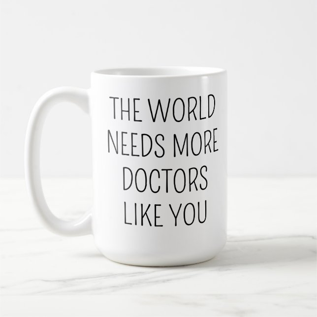 Läkarpresent, Personlig läkar-kaffe Kaffemugg (Vänster)
