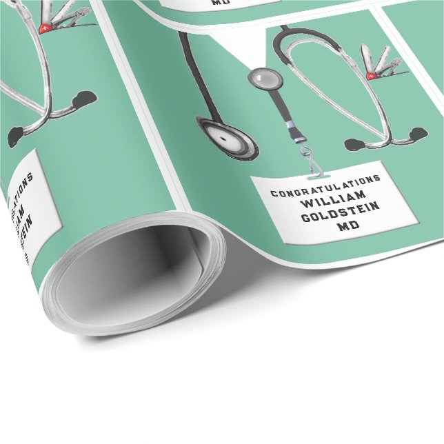 Läkarpresentpapper Presentpapper (Rullad Hörn)