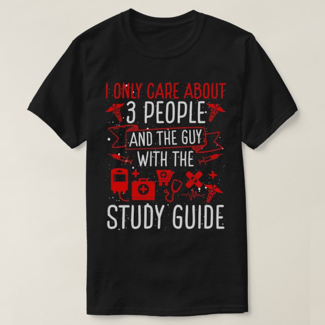Läkarskolan måste ha Haves PA-skolans studieguide T Shirt (Design framsida)