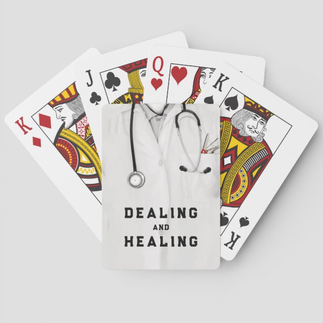 Läkartackgåvor Casinokort (Baksidan)
