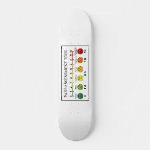 Läkarundersökningen smärtar bedömningverktyg old school skateboard bräda 21,6 cm