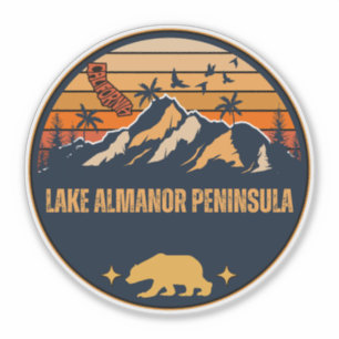 Lake Almanor-halvön, Kalifornien Klistermärken