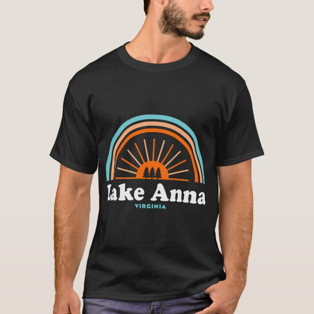 Lake Anna Virginia Regnbåge T Shirt (Framsida)