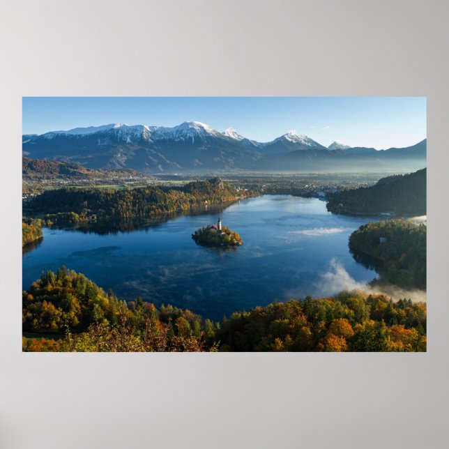 LAKE BLED, SLOVENIA POSTER (Framsidan)