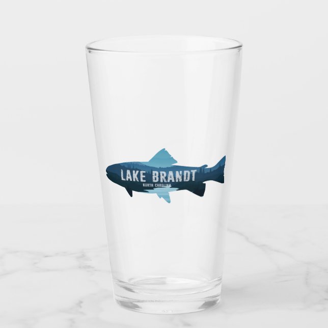Lake Brandt North Carolina Fish Glaskopp (Framsida)