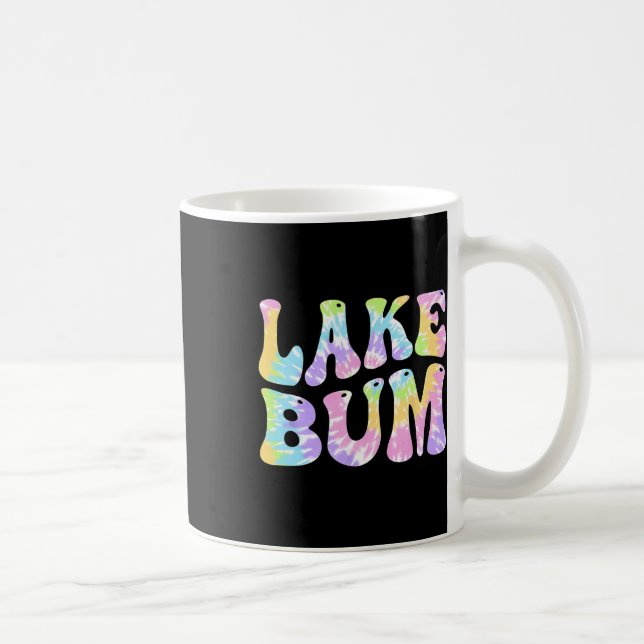 Lake Bum Summer Fishing Boating Sailing Boat Women Kaffemugg (Höger)