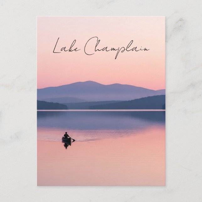 Lake Champlain Vermont Resa Vykort (Framsida)