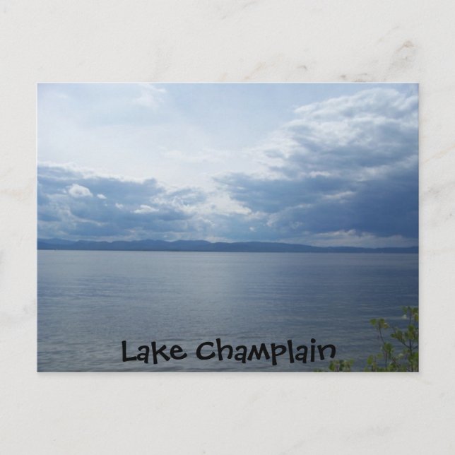 Lake Champlain vykort (Framsida)