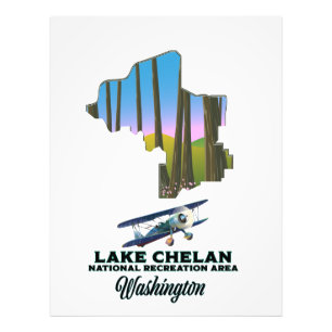 Lake Chelan National Recreation Area, Washington Fototryck