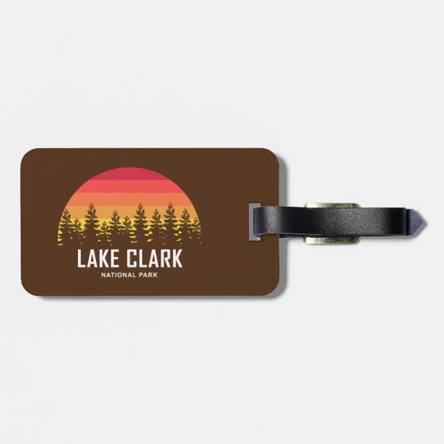 Lake Clark nationalpark Bagagebricka (Baksida Vågrät)