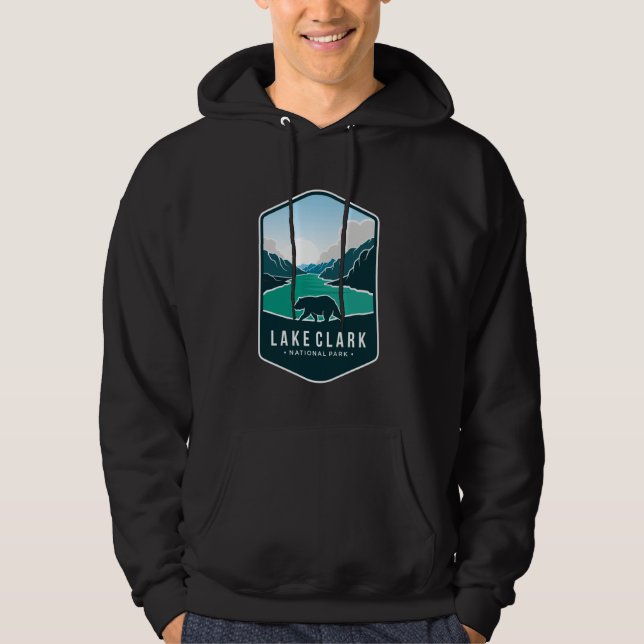 Lake Clark nationalpark Hoodie (Framsida)