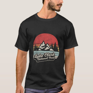 Lake Clark Nationalparks karta T Shirt