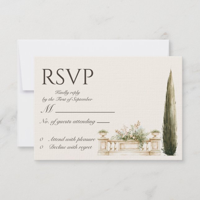 Lake Como Destination RSVP OSA Kort (Framsida)